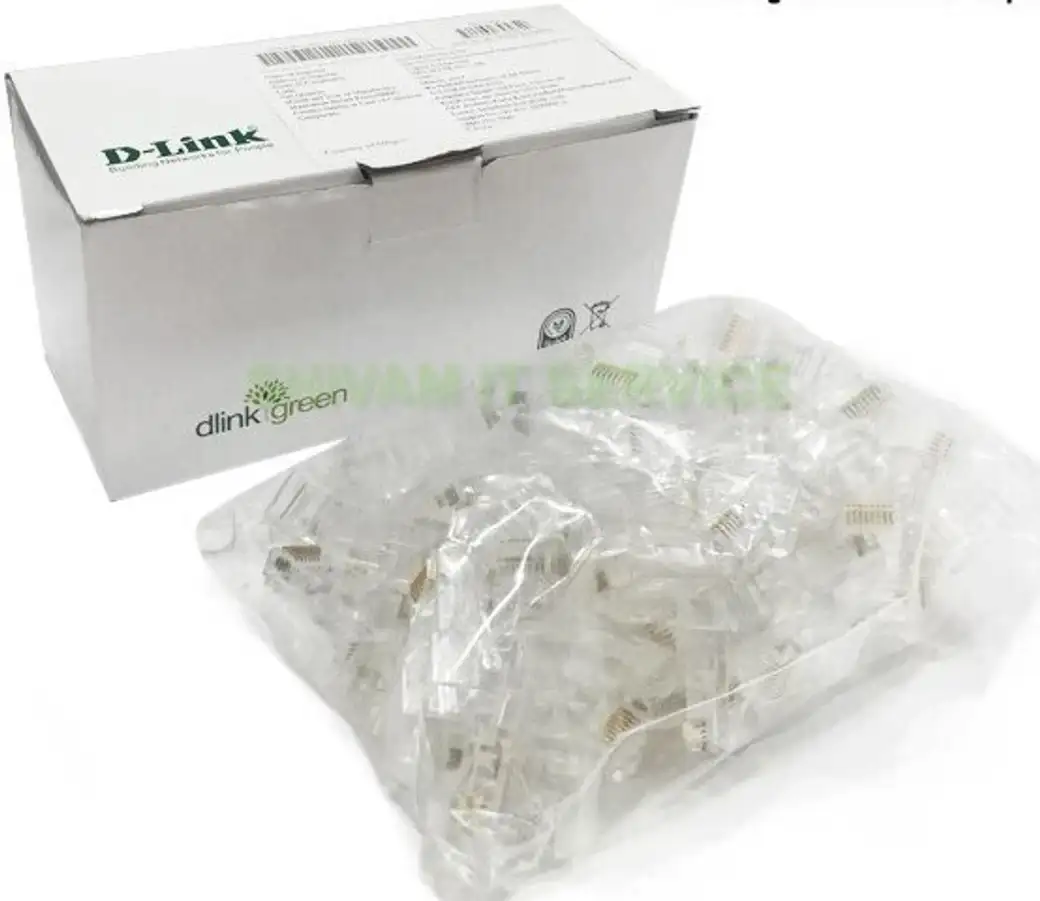 1000 rj 45 network connector 100 pcs pack lan adapter dlink original imah4qssf7qxbsf3