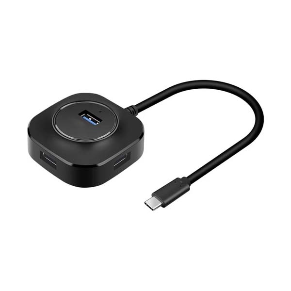HAMMOK Jack USB 2.0 4 Port High Speed Hub Black1