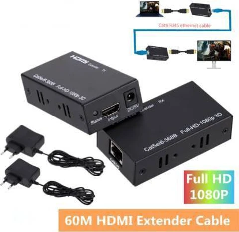 hdmi extender 60m 4k hdmi rx receiver and tx transmitter 60m original imag9fzgua832hwz
