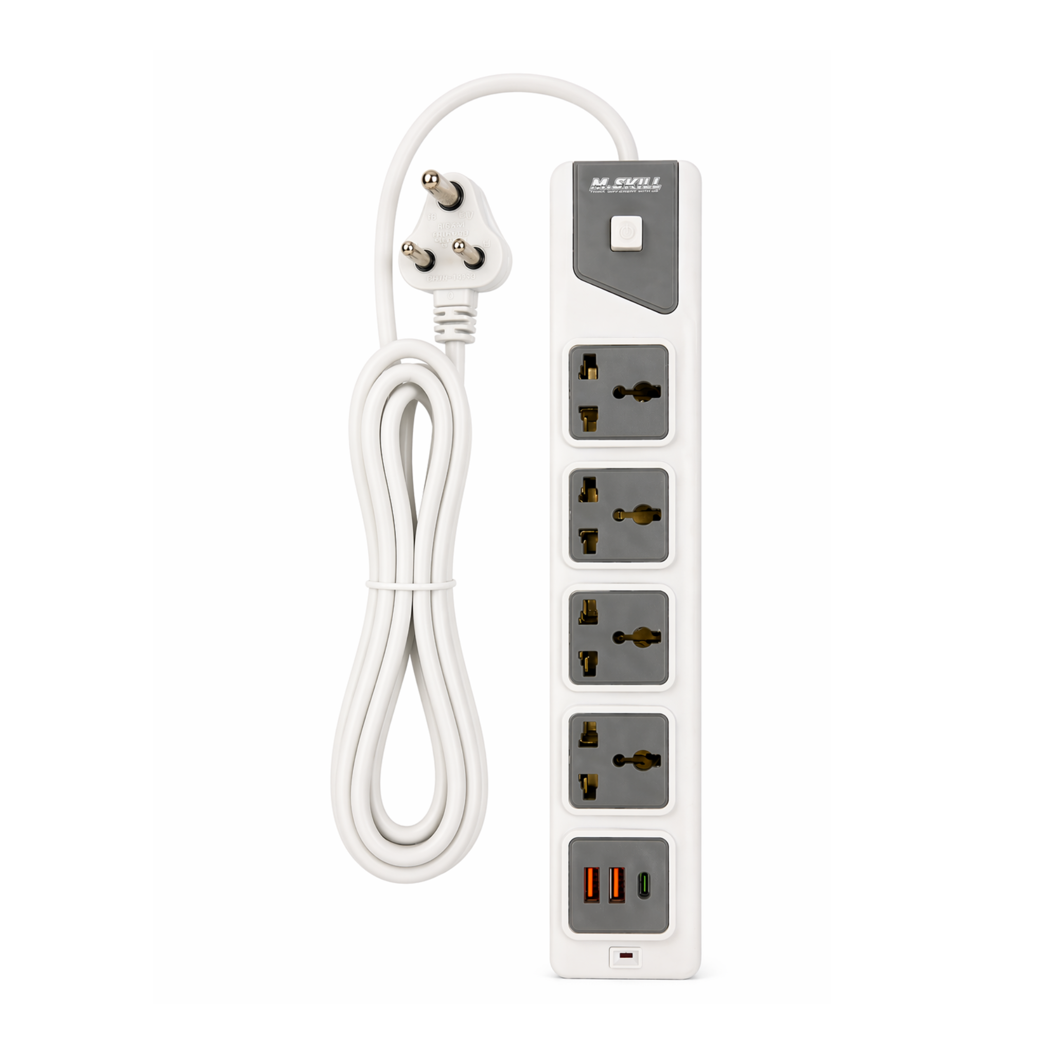 Mskill Scopic 2 Smart Surge Protector 4 Socket With USB & Type-C