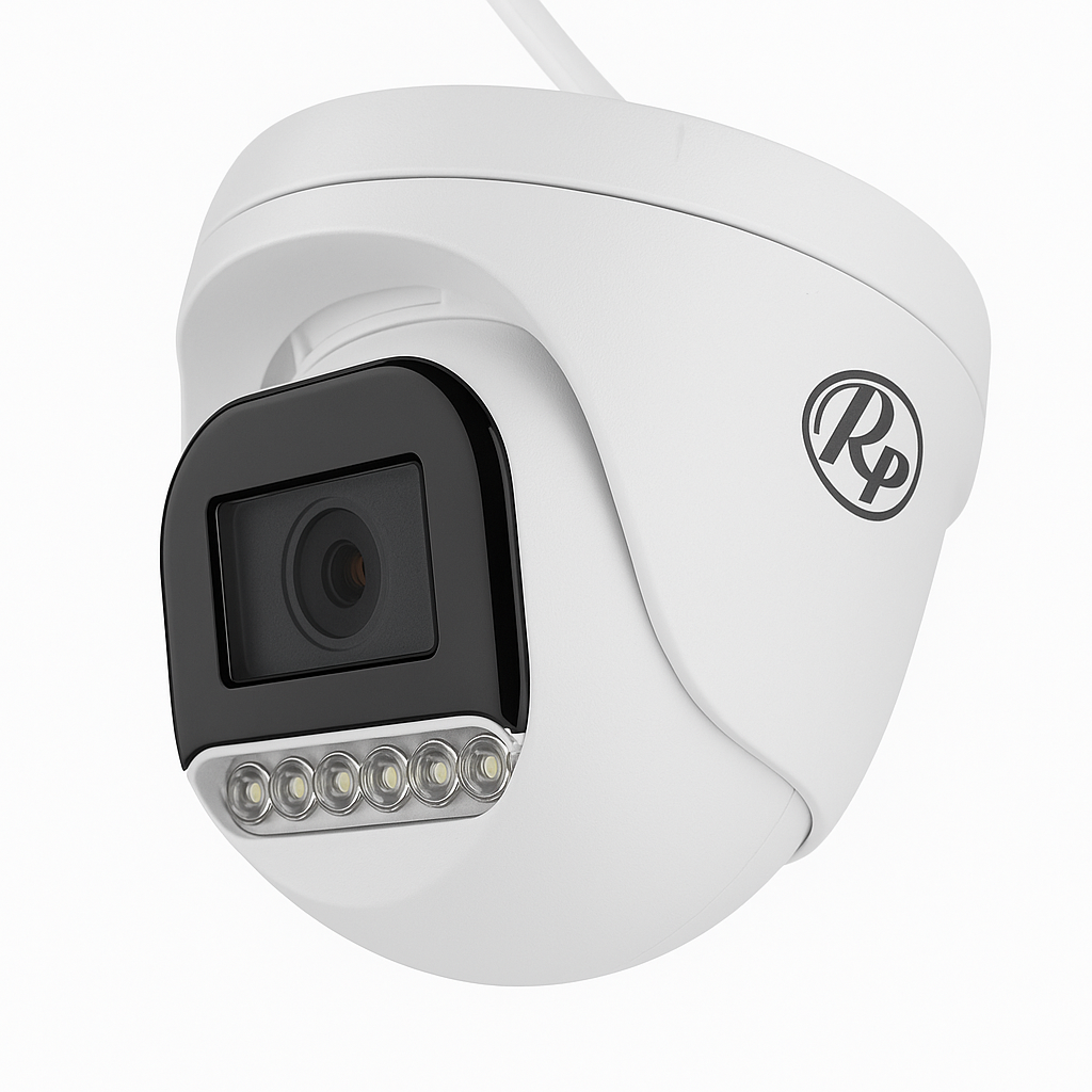 RP 5MP IP Dome Camera Dual Array Full Color with Mic